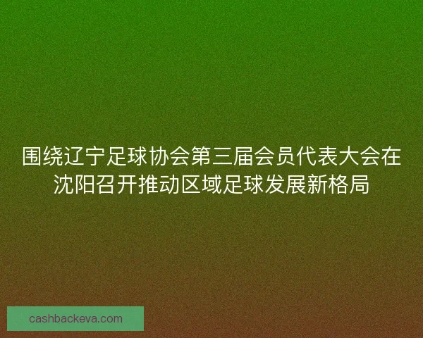 围绕辽宁足球协会第三届会员代表大会在沈阳召开推动区域足球发展新格局